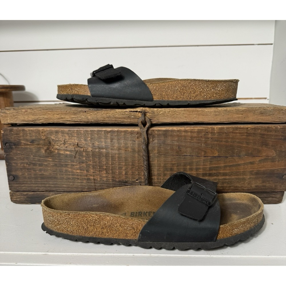 Original BIRKENSTOCK Sandal Black Slide size 8.5 EU 39 - Picture 2 of 6